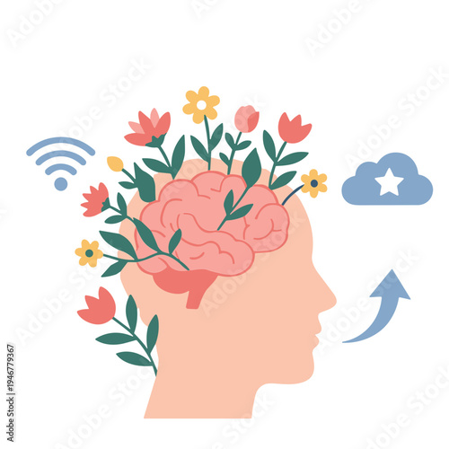 Illustration of People with Certain Mental Conditions