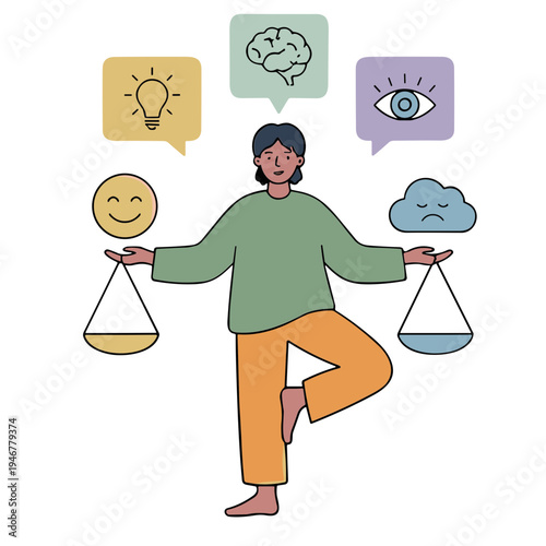 Illustration of People with Certain Mental Conditions