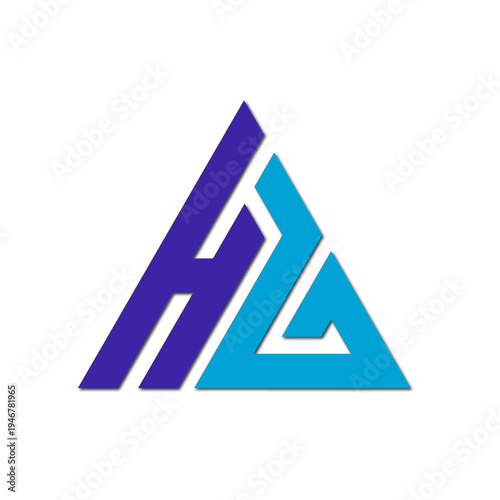 Free Download Web line modern color full letter logo design  - GFXLoad