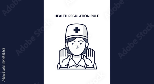 Medical Professional with Open Hands, Health Regulation, Healthcare, and Medical Concepts