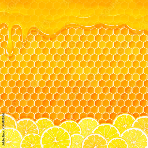 はちみつレモンのフレーム1_正方形