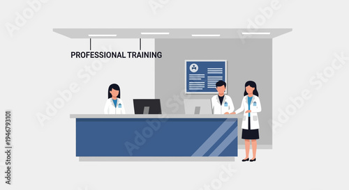 Medical Staff Preparing and Training for Their Daily Duties and Responsibilities