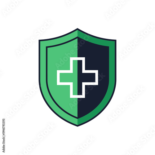 Medical Shield: A Graphical Representation of Health Protection, Safety, and Wellbeing in Modern