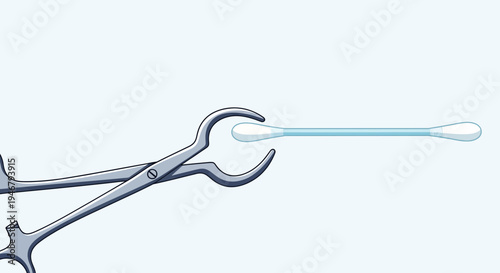Medical Tool Handling Cotton Swab: Precision and Hygiene in Healthcare Procedures
