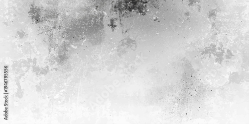 Abstract grunge wall surface with a blue water splash pattern and vintage frozen ice texture on a rough cold gray background