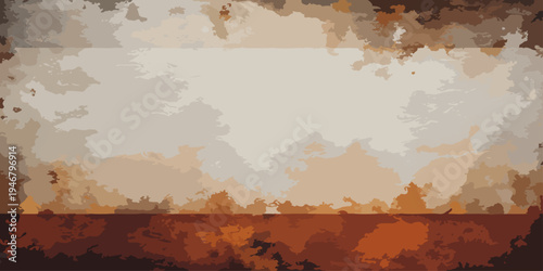 Vintage world map illustration featuring an aged grunge paper texture with an antique brown earthy design and global atlas pattern