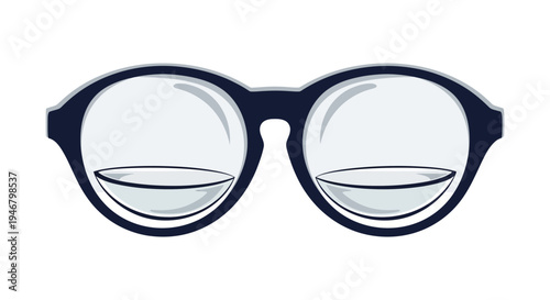 Minimalist Eyeglasses Design Demonstrating Clear Vision And Contemporary Style