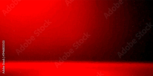 Blue empty Studio room for product placement or as a design template with wall angle in a full frame view