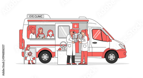 Mobile Ophthalmology Clinic: Eye Examination and Healthcare Services in the Community