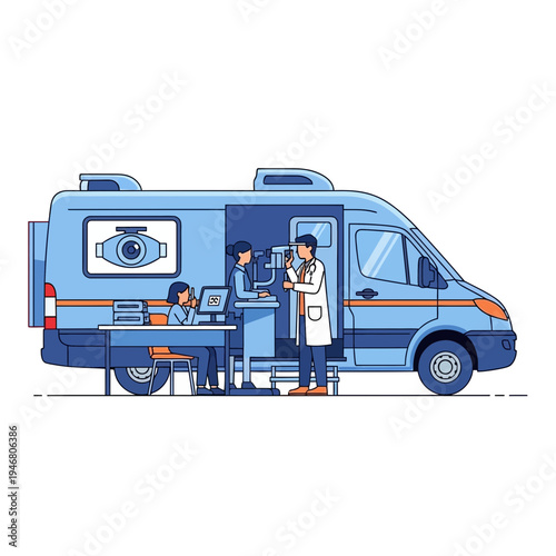 Mobile Ophthalmology Clinic: Providing Vision Care Services for Remote or Underserved Communities