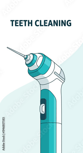 Modern Dental Instrument Depicting Advanced Teeth Cleaning Techniques and Oral Hygiene