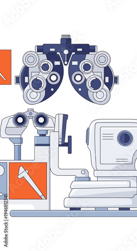 Modern Ophthalmic Equipment: Precision Instruments for Vision Assessment and Eye Care Professionals