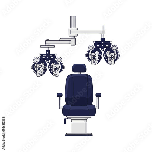 Modern Ophthalmic Examination Equipment for Precise Vision Assessment and Eye Care
