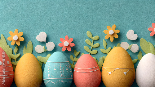  ester egg icon 3d render in 3color 