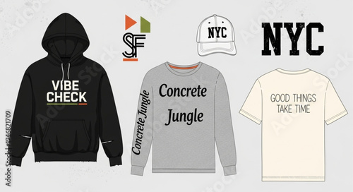 Urban Apparel Collection - Hoodies, Sweatshirts, and T-Shirts with City-Inspired Designs.