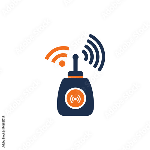 Modern Wireless Communication Device Design: Digital Connectivity Illustration for Technologies