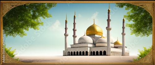 mosque in the night