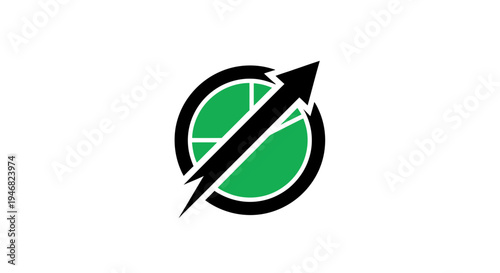 Graphic Icon Depicting Growth, Progress, And Forward Momentum In A Digital World