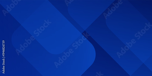 Abstract dark blue geometric background. Dynamic shapes composition. Cool background design for posters. Vector illustration