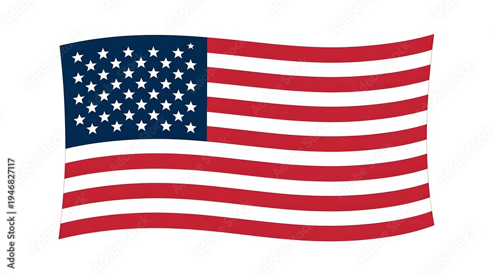 Fototapeta premium flag of united states of america