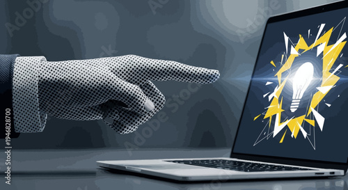 Innovative technology and creative idea generation.