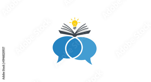 Educational Concept Depicting Knowledge, Ideas, Communication, and Intellectual Growth