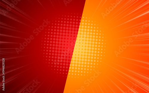 Comic style Versus Fight background design. Vector illustration.