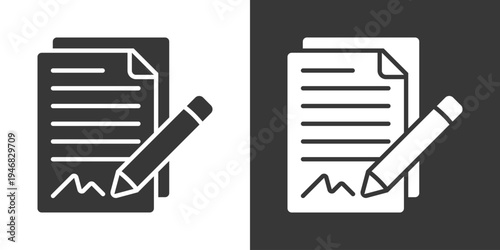 Evaluation Icon Set Vector Collection Isolated In Black And White