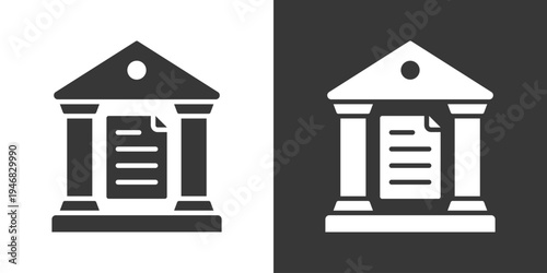 Assessment Icon Set Vector Collection Isolated In Black And White