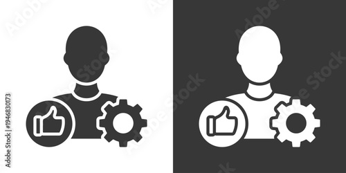 Performance Management Icon Set Vector Collection Isolated In Black And White