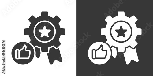Appraisal Icon Set Vector Collection Isolated In Black And White