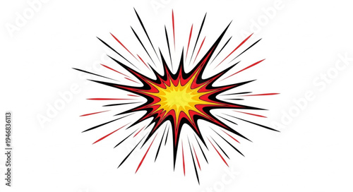 Explosion Fire Blast Effect.