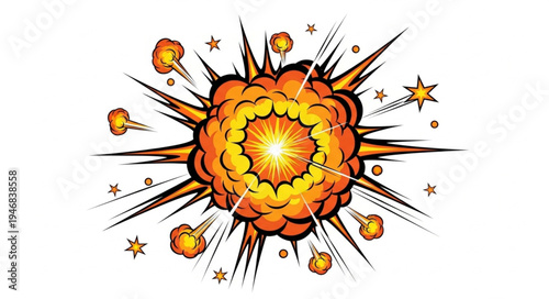 Explosion Fire Blast Energy.