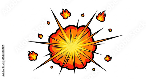 Explosion Fire Blast Energy.