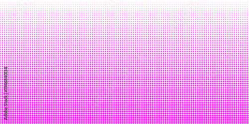 Abstract pink halftone dots gradient background with circles pattern for modern pop art design. vector illustration