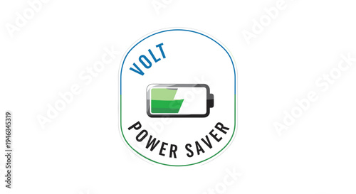 Battery power saver energy icon symbol 1.