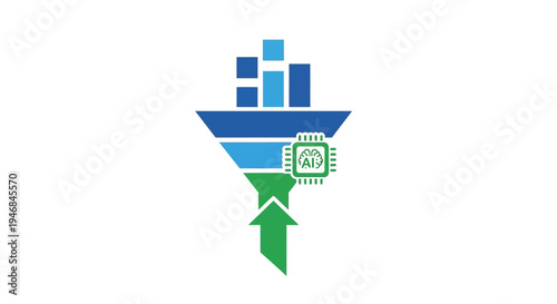 Business Growth Investment Funnel Concept.