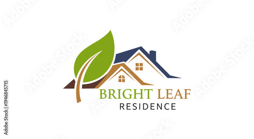 Bright Leaf Residence Eco Friendly Logo.
