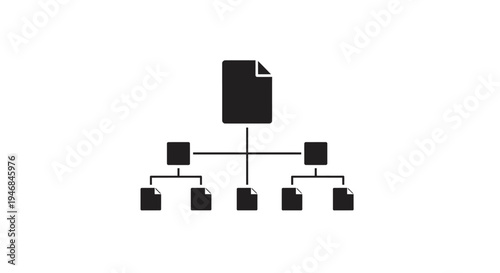 Black flowchart diagram with boxes.