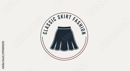Classic black pleated skirt fashion icon.