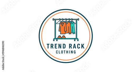 Clothing store brand logo design.