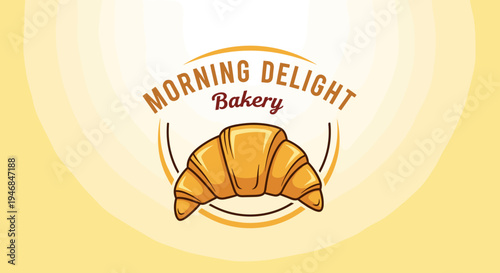 Croissant pastry on a plate.