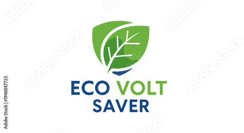 Eco Volt Saver Logo Design.