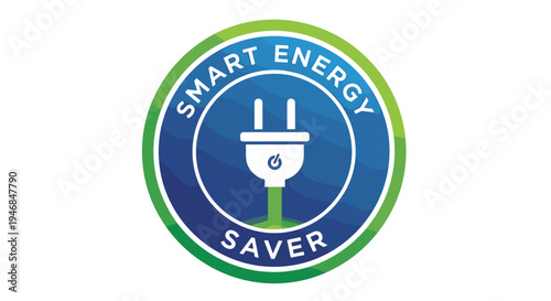 Electric plug with energy saver concept.