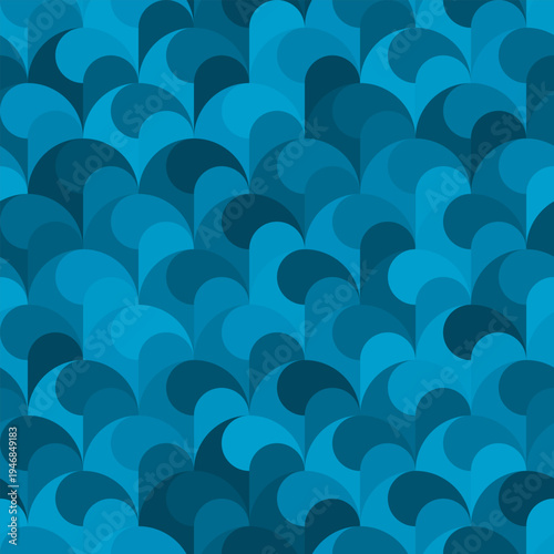 Abstract denim blue seamless pattern color background vector illustration