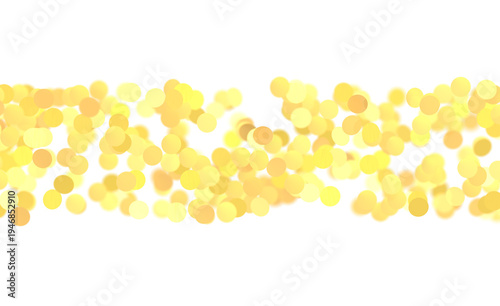 Abstract golden bokeh effec...