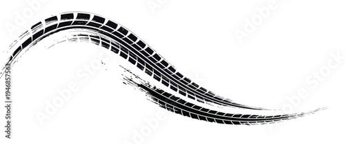 Tire tread marks, wheel textures, tire marks - car racing, motocross, drift, rally, off-road and others.