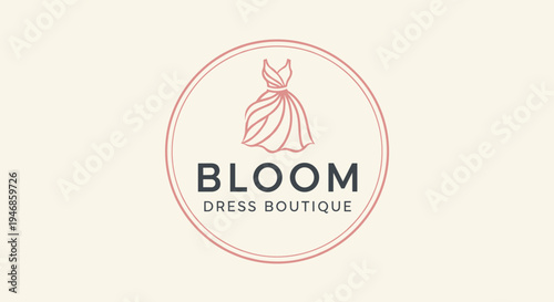 Logo of a dress boutique store.