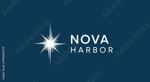Nova Harbor logo on dark background.