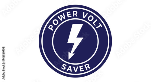 Power volt saver electricity logo 1.